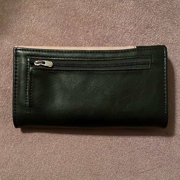 Black & Pink Vegan wallet NWT - Picture 3 of 11